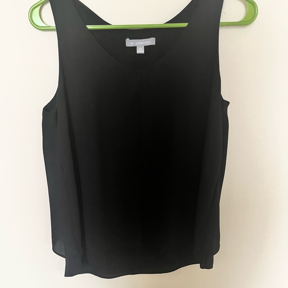 NY Collection women’s blouse, black